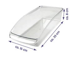 Bestlivings Kühlschrankbox M 33 x 1,5 x 8 cm 8er Pack