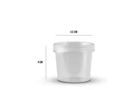 Bestlivings Vorratsdosen Kunststoff 35ml 18er Pack