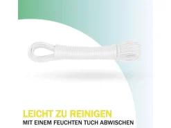 Bestlivings Wäscheleine 20 Meter x 2,2 mm 2er Pack Weiß