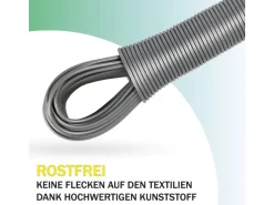 Bestlivings Wäscheleine 20 Meter x 2,2 mm 4er Pack Anthrazit