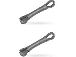 Bestlivings Wäscheleine 20 Meter x 2,2 mm 2er Pack Anthrazit