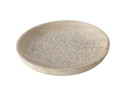 Boltze Deko-Teller Livioli Klein Ø 15 cm Natur