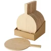 Boltze Schneidebrett BBQ 1 cm x 26 cm x 37 cm Natur