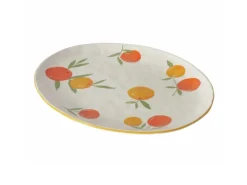 Boltze Servierplatte Fruits 3 cm x 32 cm x 39 cm Orange