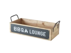 Boltze Tablett-Set Conny 2-teilig 2-fach Sortiert 15 cm x 20 cm x 48 cm Natur