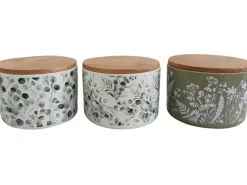 Boltze Vorratsdose Eukana 3-fach Sortiert 9 cm x Ø 13 cm Mehrfarbig