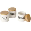 Boltze Vorratsdose Gewürze 3-fach Sortiert 5 cm x 5 cm x 5 cm Weiß