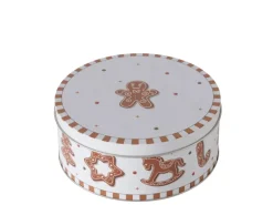 Boltze Vorratsdose Ginger Klein 7 cm x 16 cm x 7 cm Braun-Weiß