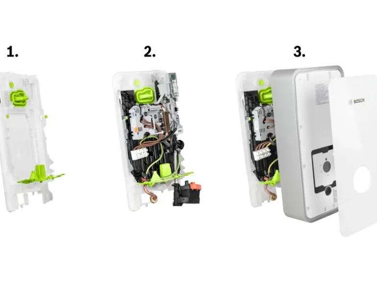 Bosch Durchlauferhitzer Tronic Comfort AquaStop 21/24/27 kW EEK: A