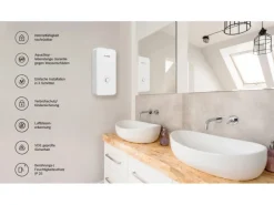 Bosch Durchlauferhitzer Tronic Comfort AquaStop 15/18/21 kW EEK: A