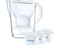 Brita Wasserfilter-Kanne Marella Weiß inkl. 3 Maxtra+