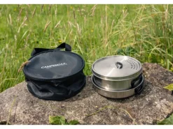 Campingaz Trekking-Geschirrset 3-teilig Silber-Schwarz
