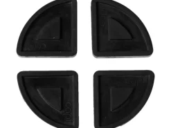 Capi Topfuntersetzer für Außen dreieckig Ø 5 cm Schwarz