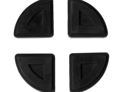 Capi Topfuntersetzer für Außen dreieckig Ø 5 cm Schwarz