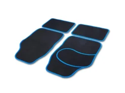 Cartrend Auto-Fußmatte-Set Textil Basic Blau
