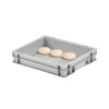 CHEFGASTRO Pizzaballenbox Ohne Deckel HxBxT 7,5 x 30 x 40 cm 9 Liter Teigwanne Für Pizzateig Sstapelbare Pizzabox