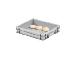 CHEFGASTRO Pizzaballenbox Ohne Deckel HxBxT 7,5 x 30 x 40 cm 9 Liter Teigwanne Für Pizzateig Sstapelbare Pizzabox