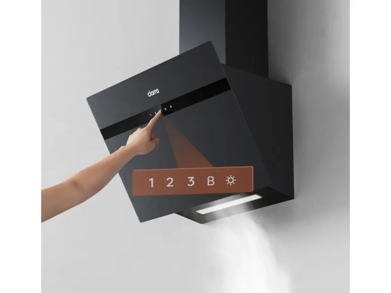 CIARRA Dunstabzugshaube 60 cm 650 m³/h A+++ Kopffrei WIFI-APP Touch Control VM6736HG