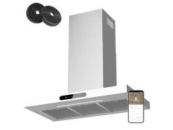 CIARRA Dunstabzugshaube A+++ 650 m³/h 90 cm WIFI-APP Touch Control VM9102W