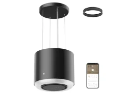 CIARRA Dunstabzugshaube A+ 550 m³/h WIFI APP & Touch-Bedienung Inselhaube VM4838B