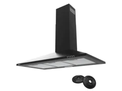 CIARRA Dunstabzugshaube A++ 370 m³/h 90 cm 3 Stufen Abzugshaube VMB9201