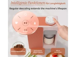 CIARRA Espressomaschine Tragbare Kaffeemaschine 3 Temperatur 15 Bar für Camping Reise CBPCM551-P