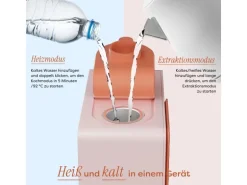 CIARRA Espressomaschine Tragbare Kaffeemaschine 3 Temperatur 15 Bar für Camping Reise CBPCM551-P