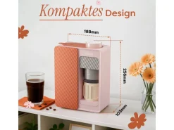 CIARRA Espressomaschine Tragbare Kaffeemaschine 3 Temperatur 15 Bar für Camping Reise CBPCM551-P