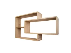 Coemo TRAUMMÖBEL Wandregal KARO Hängeregal Natur