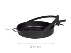 CookKing Pfanne Stahl für Feuerschale Bandito & Montana X Ø 50 cm