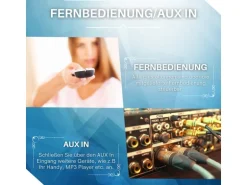Cyberlux CL-2200 CD-Player mit Fernbedienung Tragbar Blau
