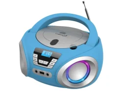 Cyberlux CL-900 CD-Player mit LED-Discolichter CD/MP3/USB Radio Blau