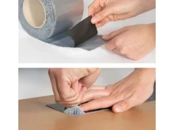 Daprona Butylband 10m x 100mm Alu Schwarz Reperaturband Dichtband