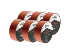 Daprona Butylband 6x 10m x 50mm Alu Ziegelrot Reperaturband Dichtband