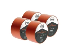 Daprona Butylband 4x 10m x 75mm Alu Ziegelrot Reperaturband Dichtband