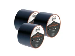 Daprona Butylband 3x 10m x 100mm Alu Schwarz Reperaturband Dichtband