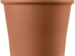 Deroma Pflanztopf Cilindro Bordato Ø 12 cm x 9 cm Cotto