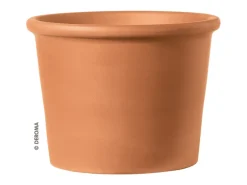Deroma Pflanztopf Zylinder Bordato 33 cm Rot