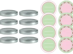 Dr. Oetker Marmeladendeckel-Set Silber