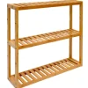 DuneDesign Bambus Regal für das Badezimmer  60 x 54 x 15 cm