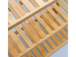 DuneDesign Bambus Regal für das Badezimmer 130 x 60 x 26 cm