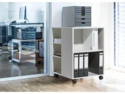 Durable Multifunktions-Wagen 74/59 3-seitig Offen Weiß