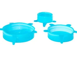 Durandal Silikon-Deckel 3er-Set Klein Blau
