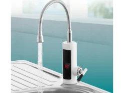 Easymaxx Warm und Kaltwasserarmatur mit integriertem Durchlauferhitzer 3600 W