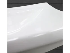 ECD Germany Waschbecken 605x460x165 mm Keramik inkl Ablaufgarnitur mit Überlauf