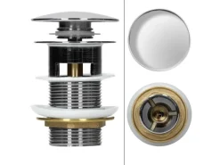 ECD Germany Waschbecken 605x365x130 mm Keramik Eckig Weiß inkl Ablaufgarnitur