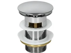 ECD Germany Waschbecken 605x365x130 mm Keramik Eckig Weiß inkl Ablaufgarnitur