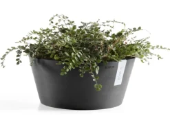 Ecopots Pflanzschale Frankfurt Dunkelgrau 40 cm