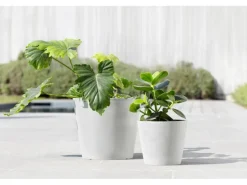 Ecopots Pflanztopf Amsterdam Weiss Ø 30 cm / Höhe 26,3 cm