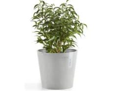 Ecopots Pflanztopf Amsterdam Mini Weißgrau 17 cm